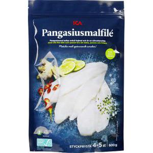 ICA Pangasiusmalfilé Fryst 600g