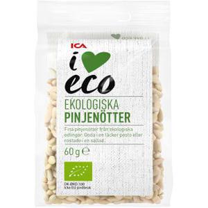 ICA I love eco Pinjenötter 60g