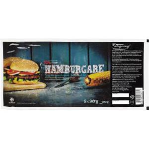 ICA Hamburgare Fryst 8x90g 720g