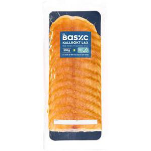 ICA Basic Lax Kallrökt Skivad 300g
