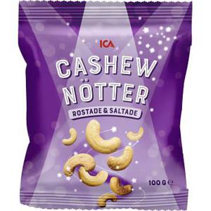 ICA Cashewnötter Salta 100g