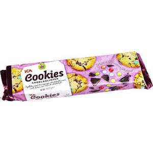 ICA Cookies Chokladlinser 150g