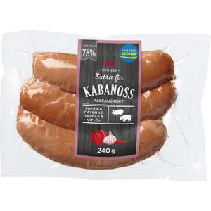 ICA Kabanoss 78% kötthalt 240g