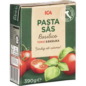 ICA Pastasås Tomatsås med Basilika 390g