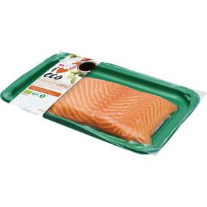 ICA I love eco Laxfilé i bit Ekologisk 500g KRAV