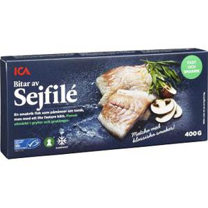 ICA Sejfilé bitar Fryst 400g