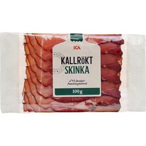 ICA Skinka Kallrökt 100g