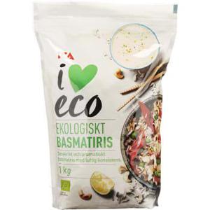 ICA I love eco Basmatiris Ekologisk 1kg