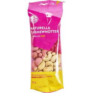 ICA Gott Liv Naturella cashewnötter 70g