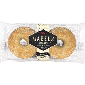 ICA Bagels Sesam 4-p 340g