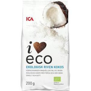 ICA I Love Eco Kokos riven Ekologisk 200g