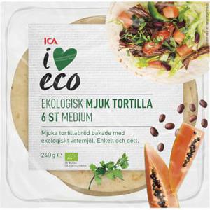 ICA I love eco Tortillabröd 240g