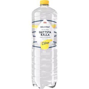 ICA Vatten Kolsyrad Citron 1,5l