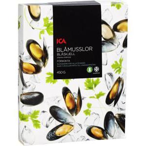 ICA Blåmusslor Fryst 450g