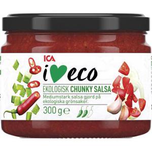 ICA I love eco Chunky salsa Ekologisk 300g