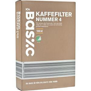 ICA Basic Kaffefilter nr 4 100-p