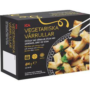 ICA Vårrulle Vegetariska Curry & sesam Fryst 400g