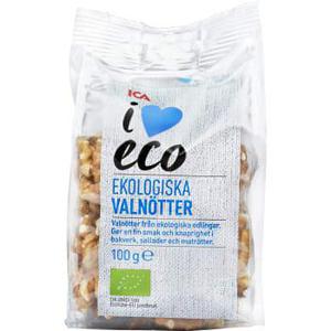 ICA I love eco Valnötter Ekologisk 100 g