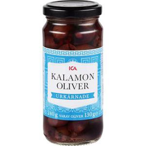 ICA Kalamonoliver urkärnade 240g