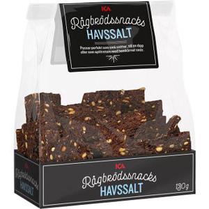ICA Rågbrödssnacks Havssalt 130g