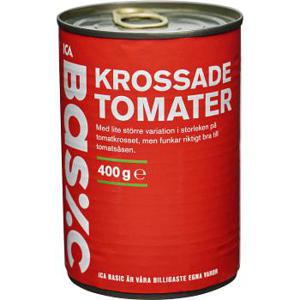 ICA Basic Krossade Tomater 400g