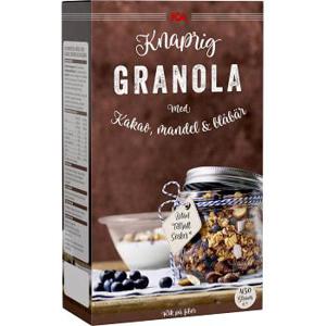ICA Granola Kakao & Blåbär 450g