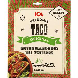 ICA Kryddmix Taco mild 28g
