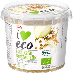 ICA I love eco Rostad lök 100g KRAV