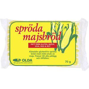 Olda Majsbröd Spröda Glutenfri 61g