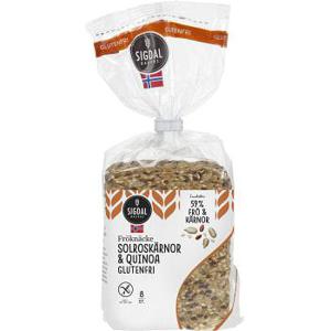Sigdal Bakeri Fröknäcke Solroskärnor & Quinoa Glutenfri 190g