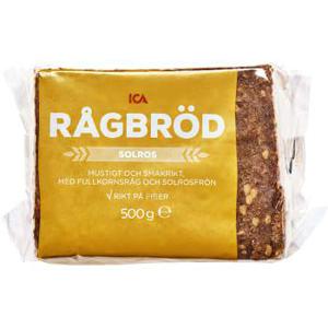 ICA Rågbröd solros 500g