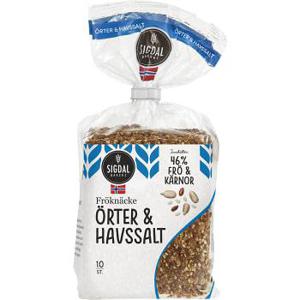 Sigdal Bakeri Fröknäcke Ört & havssalt 220g