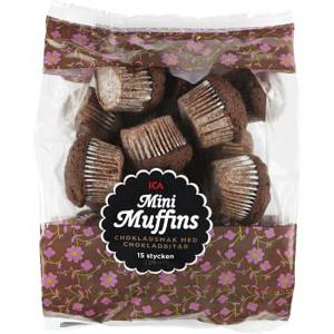 ICA Minimuffins Choklad 15-p 225g