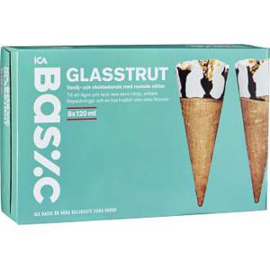 ICA Basic Glasstrut Vanilj 8-p 960ml