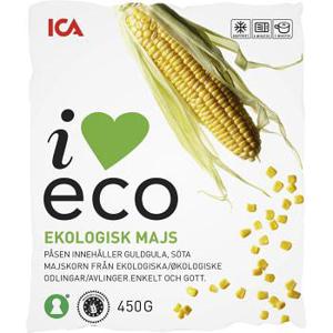 ICA I love eco Majs Fryst Ekologisk 450g