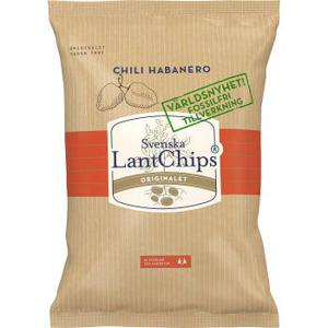 Lantchips Chips Chili Habanero 200g Svenska
