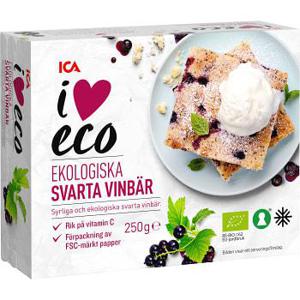 ICA I love eco Svarta Vinbär Ekologiska 250g