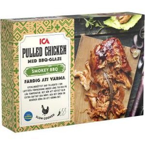 ICA Pulled Chicken Smokey BBQ 500g