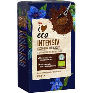 ICA I love eco Bryggkaffe Mörkrost Ekologisk 450g