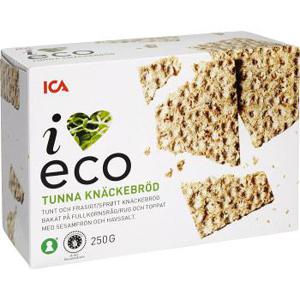 ICA I love eco Tunt knäckebröd Ekologisk 250g