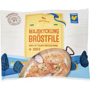 ICA Majskyckling bröstfile mörad Fryst 1kg