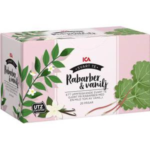 ICA Rabarber & vanilj te 20-p