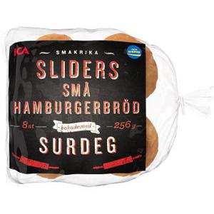 ICA Hamburgerbröd Små 8-p 256g