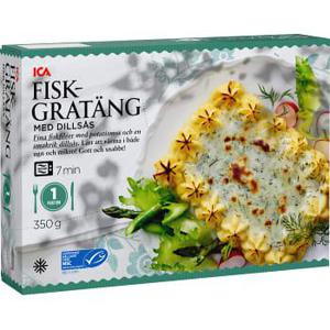 ICA Fiskgratäng dillsås Fryst 350g