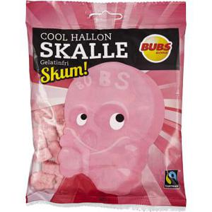 Bubs Cool Hallon Skalle 175g  Godis