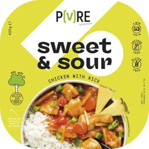 Topsfoods PURE Chicken Sweet & Sour med ris 400g