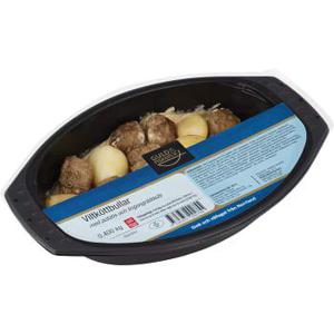 Guldfisken Viltköttbullar med potatis & lingongräddsås 400g