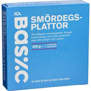 ICA Basic Smördegsplattor 450g 10-p