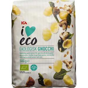 ICA I love eco Gnocchi Pasta Ekologisk 500g