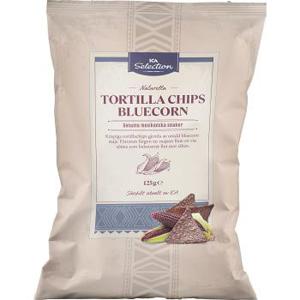 ICA Selection Tortillachips Bluecorn 125g